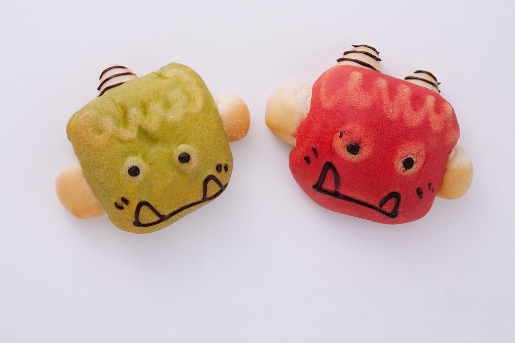 あかおにさんパン・あおおにさんパン