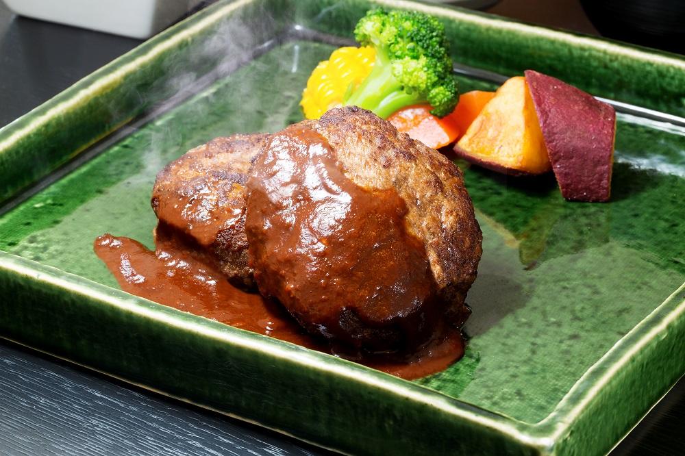 あか牛ハンバーグ　道の駅大津