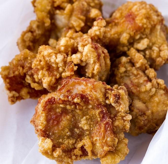 道の駅宇目　唐揚げ