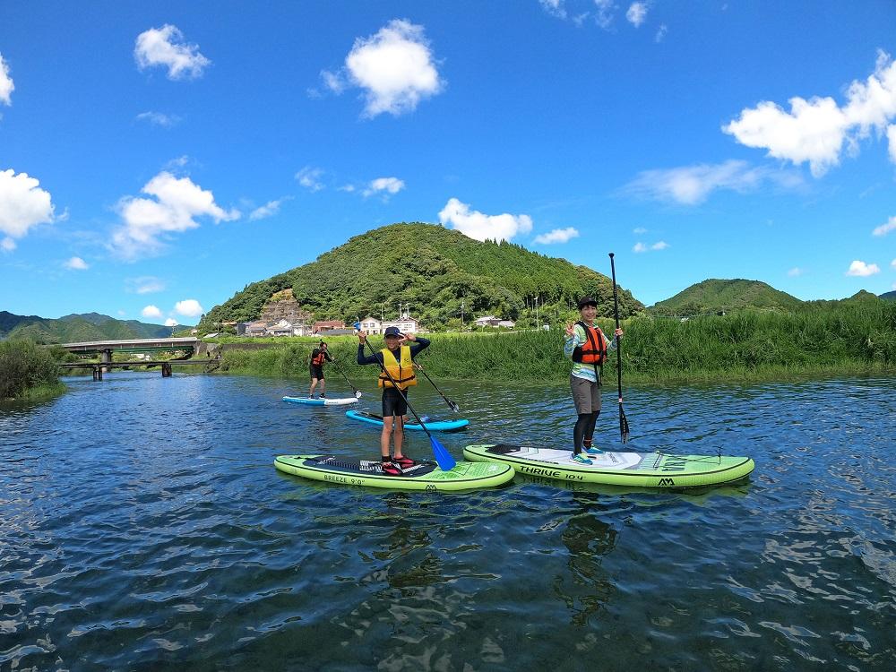 道の駅やよい　SUP体験