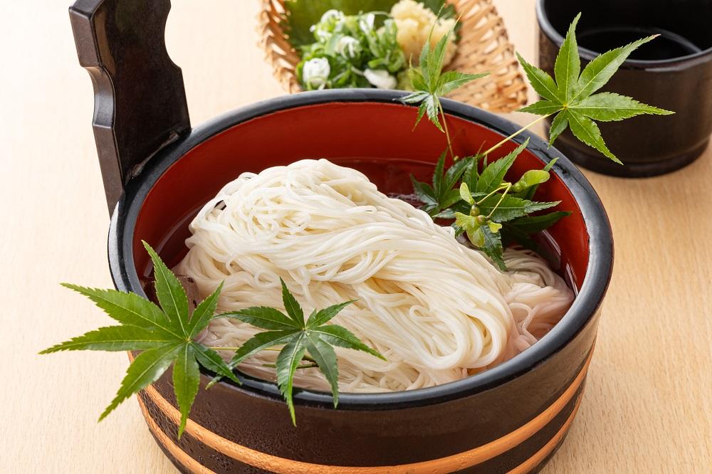 道の駅ひまわり　そうめん