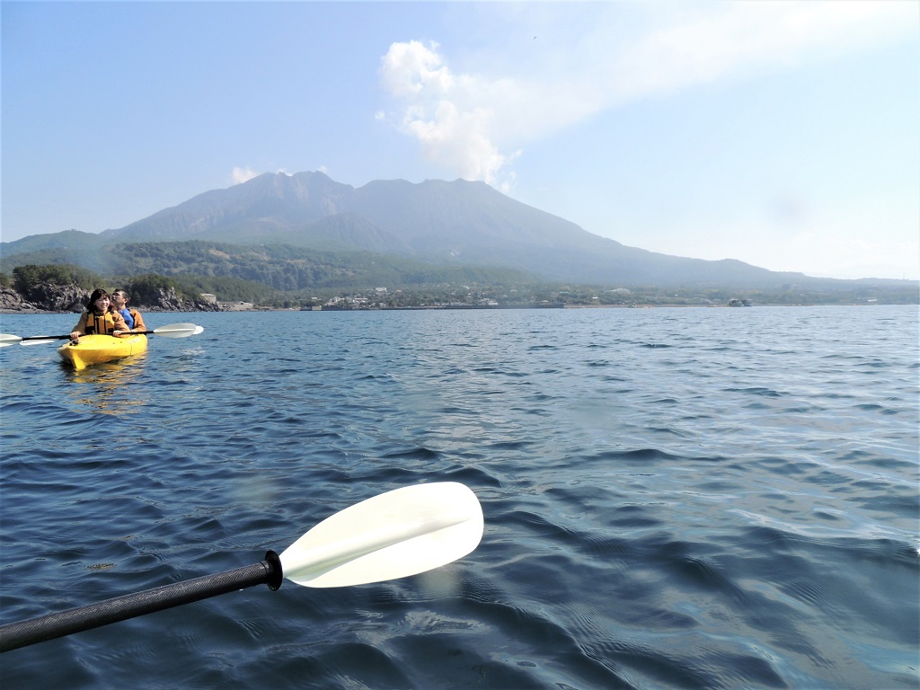 錦江湾シーカヤック