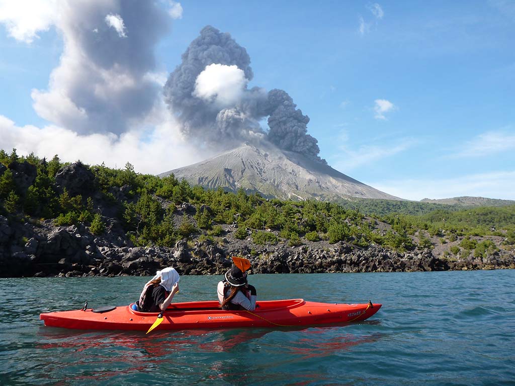 錦江湾シーカヤック