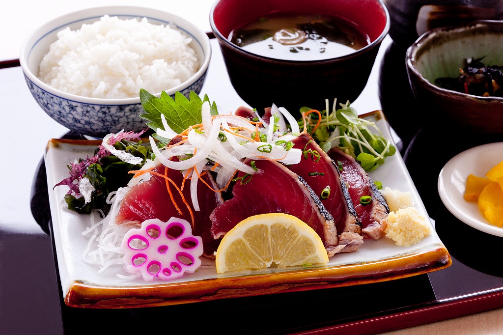 かつおのたたき定食