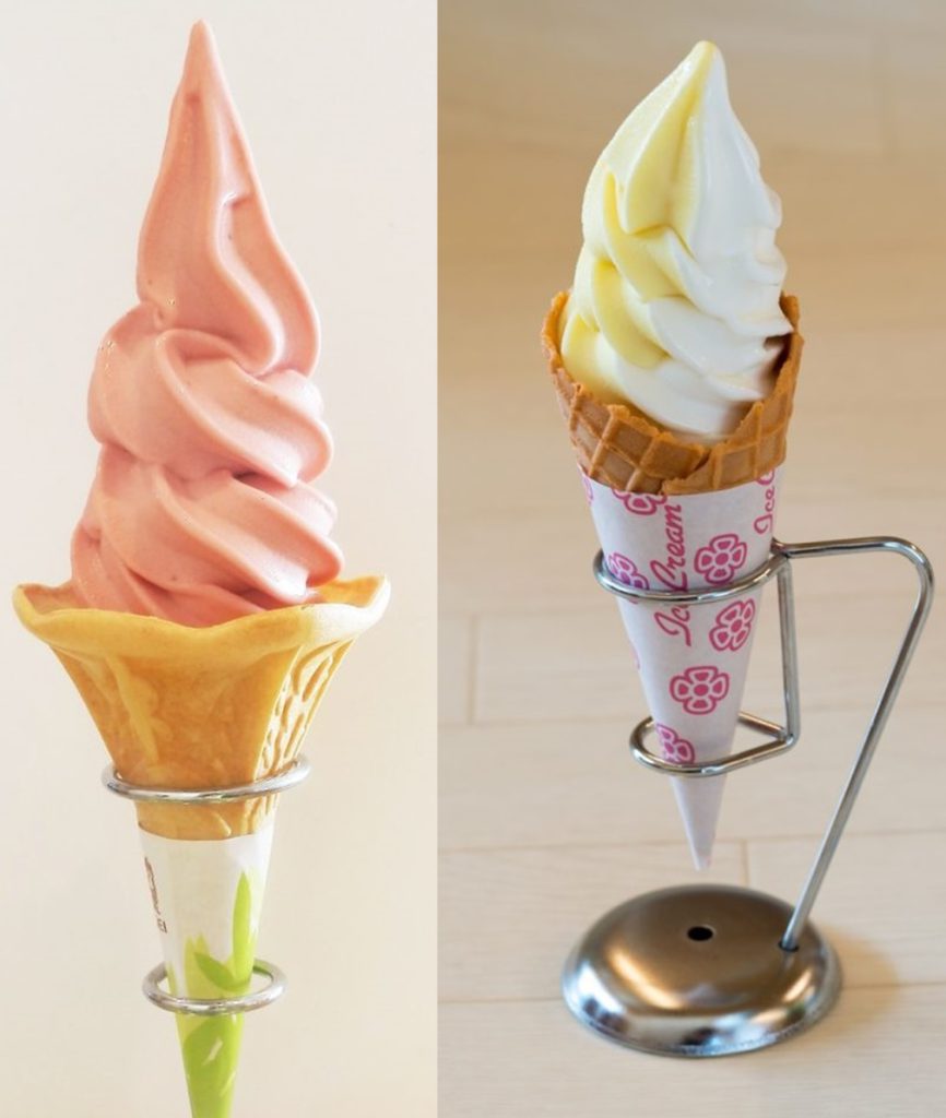 道の駅おおむたソフトクリーム