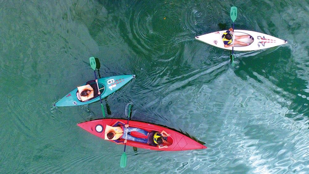 道の駅きくすい　なごみキャンプ　カヌー