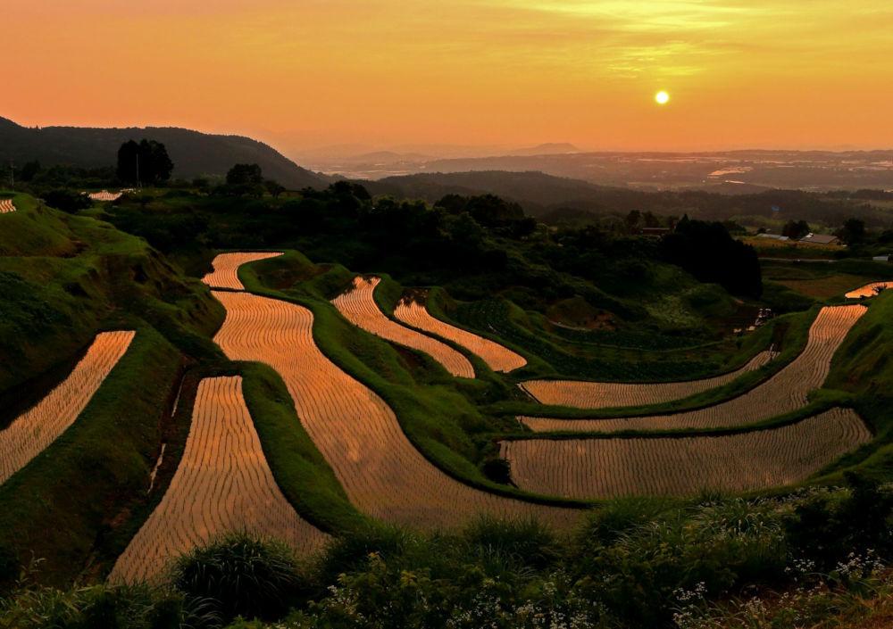 河原の棚田（西原村）