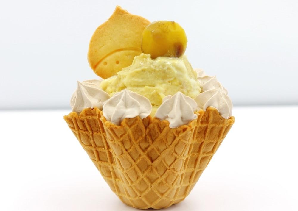 道の駅かほく　マロンミニパフェ